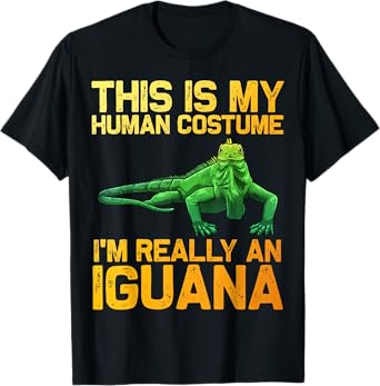 Cool Iguana Costume For Men Women Kids Reptile Iguana Lover T-Shirt