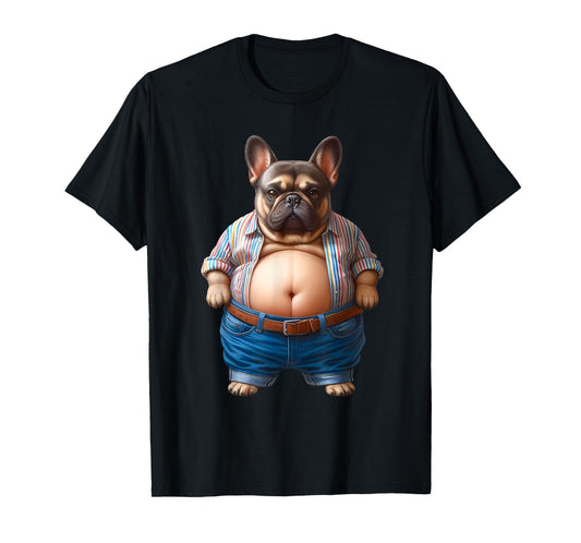 Hilarious Chunky French Bulldog Tee for Fat Dog Lovers T-Shirt