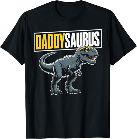 Daddysaurus TRex Dinosaur Funny Dad Father's Day Humor T-Shirt
