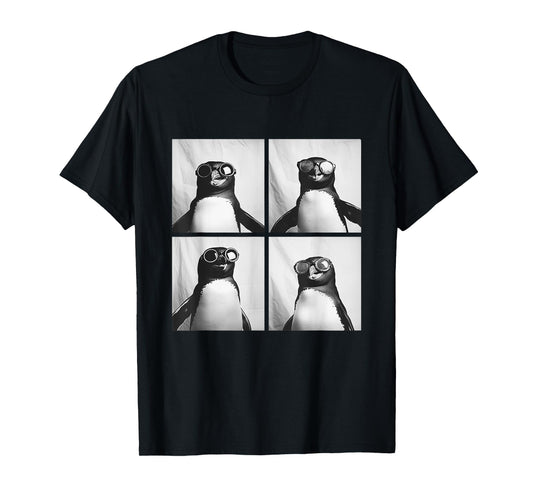 Funny Penguins with Sunglasses Cool Birds Animals Humor Meme T-Shirt