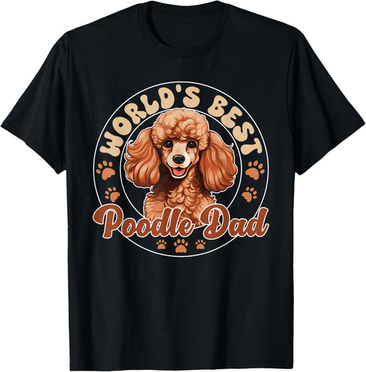 Poodle Dog World's Best Poddle Dad T-Shirt