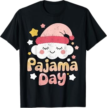 Pajama Day School Spirit Week Fun Cloud Teacher Student Cute T-Shirt