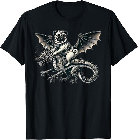Dog Pug Dragon T-Shirt