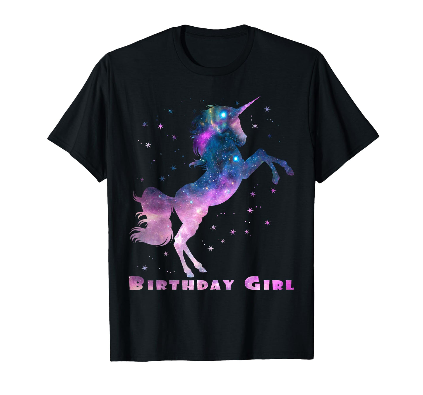 Space Unicorn Birthday Girl Galaxy Unicorn Cute Teens Kids T-Shirt