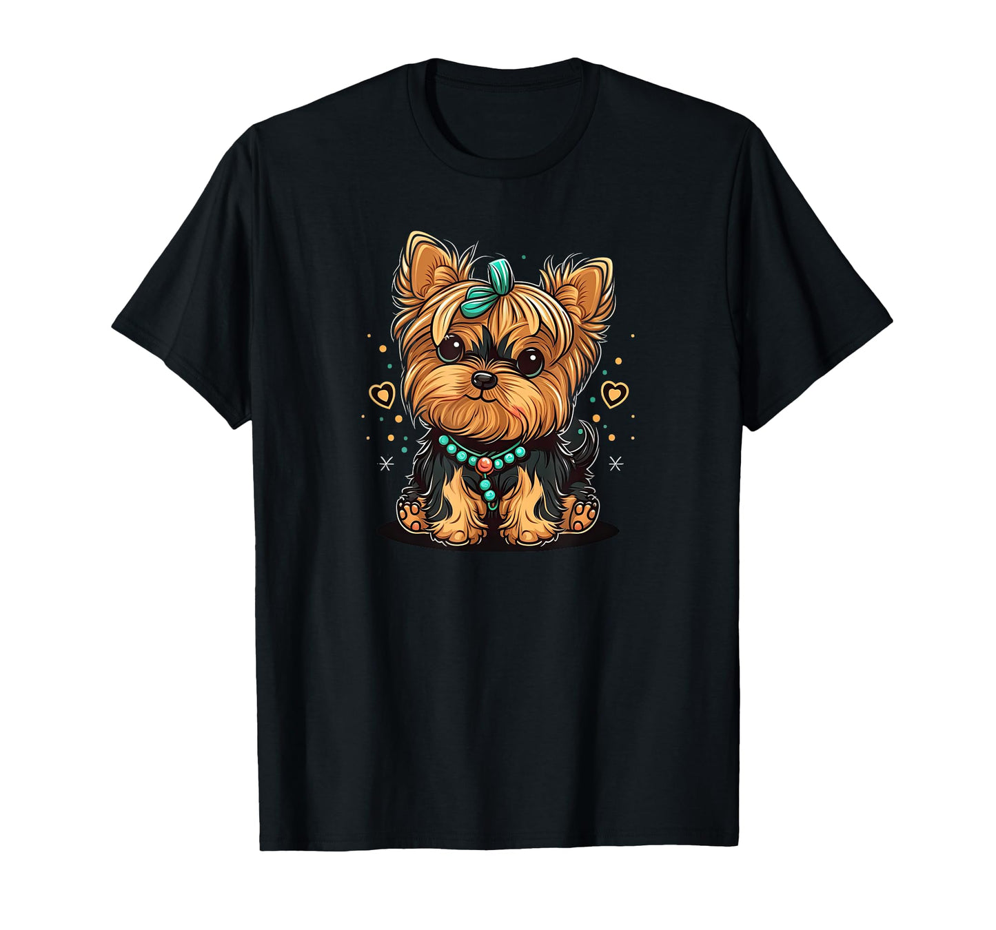 Funny Yorkshire Terrier Cute Puppy T-Shirt