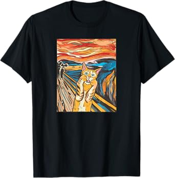 The Scream Painting a Funny Parody of Edvard Munch's T-Shirt