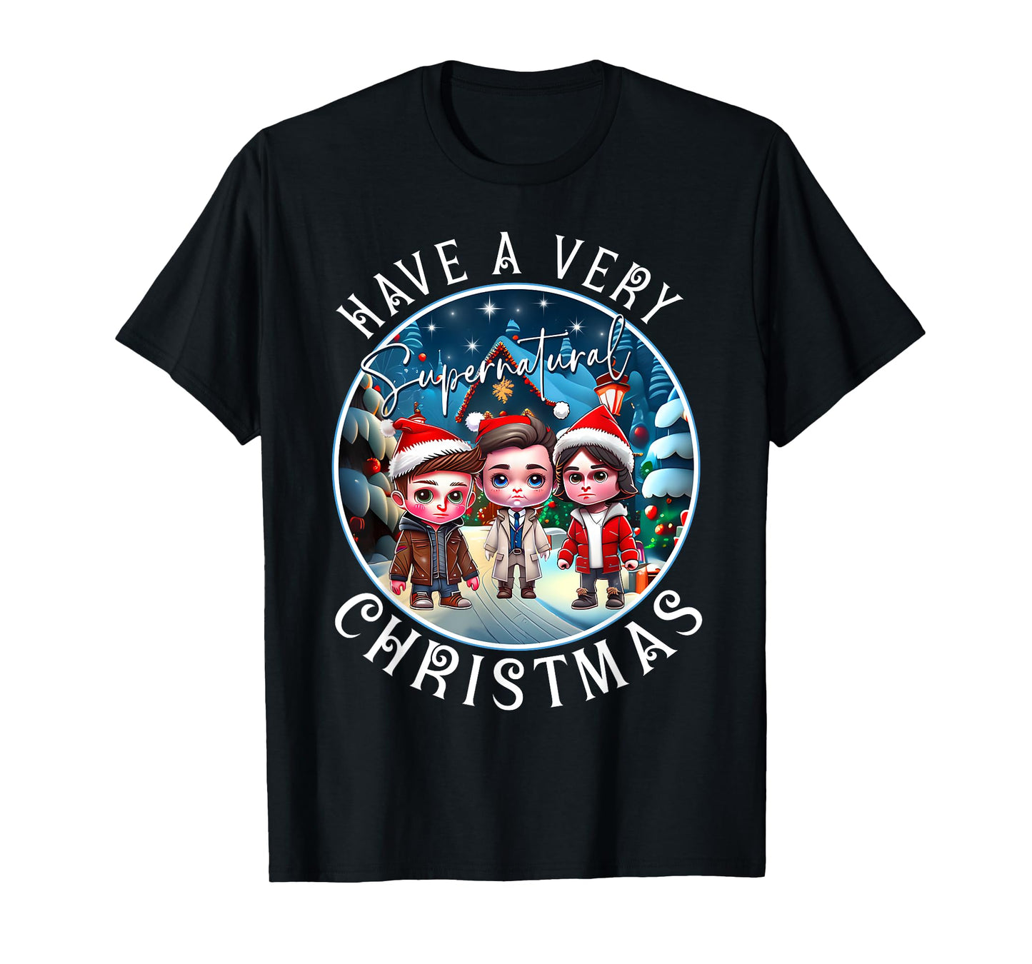 Have A Very SPN Christmas Cute Chibi T-Shirt