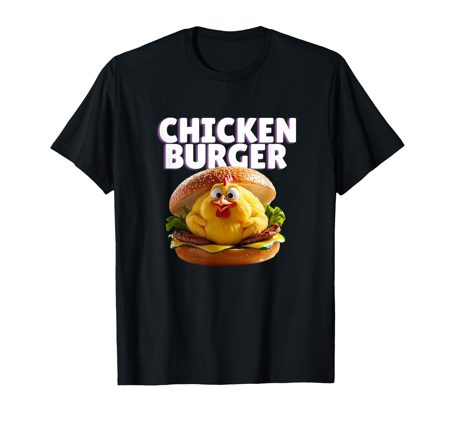 Chicken Burgers Finger Licking Chickens T-Shirt