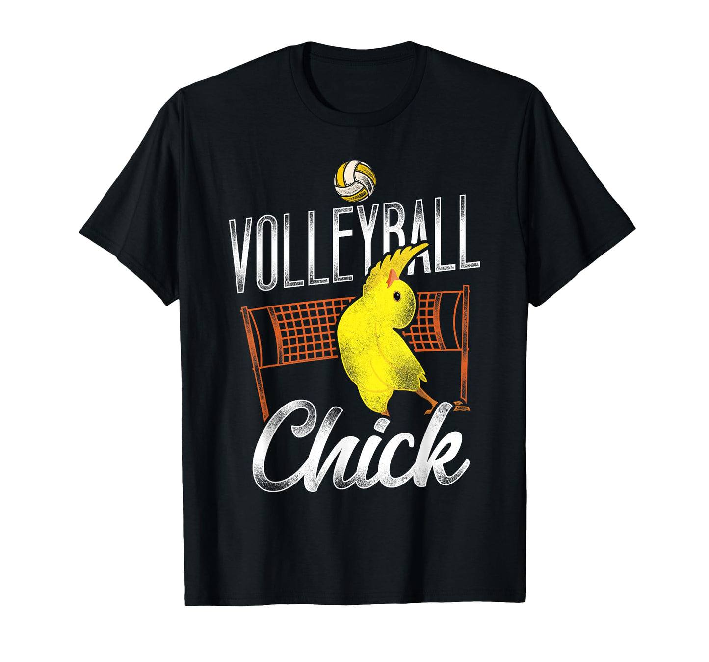 Volleyball Player Team Chicken Vintage Volleyball Chick T-Shirt