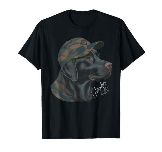 Funny Labs Hunting dad Breeder Labrador Lover Dogs Training T-Shirt