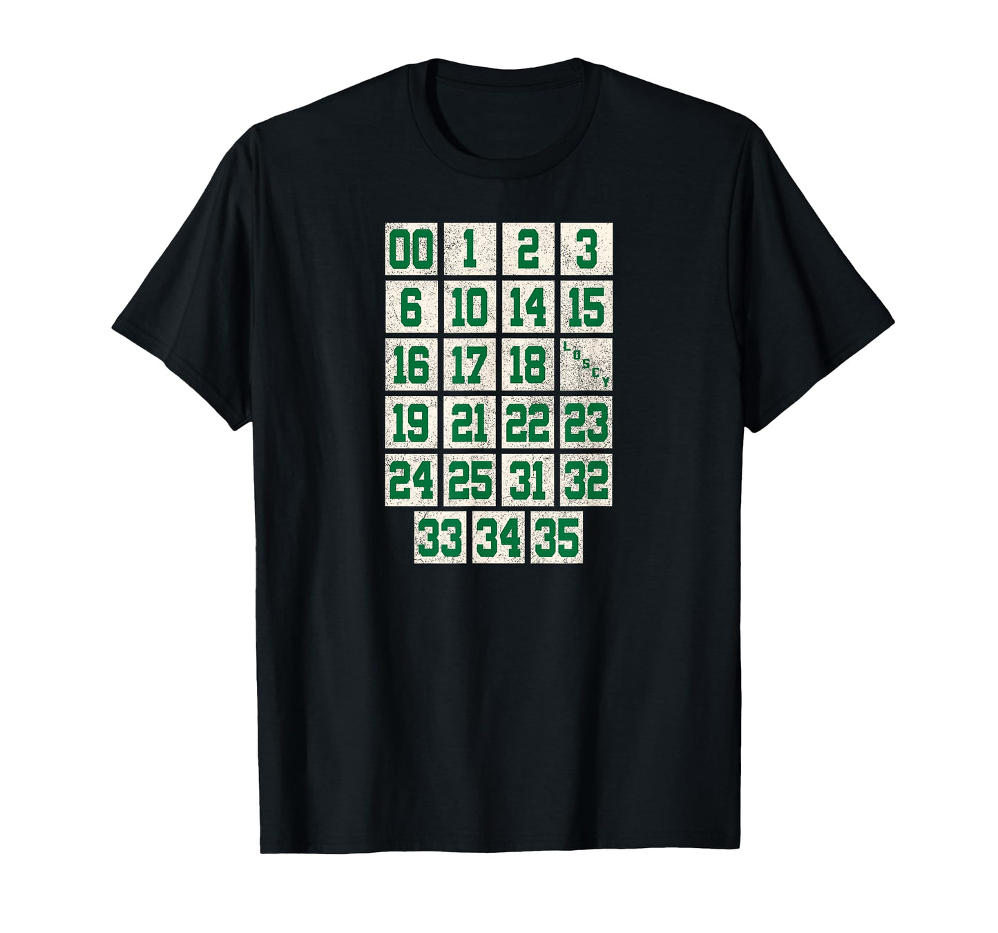 Boston Hoopers Retired Numbers Legends Banner Bird Mchale T-Shirt