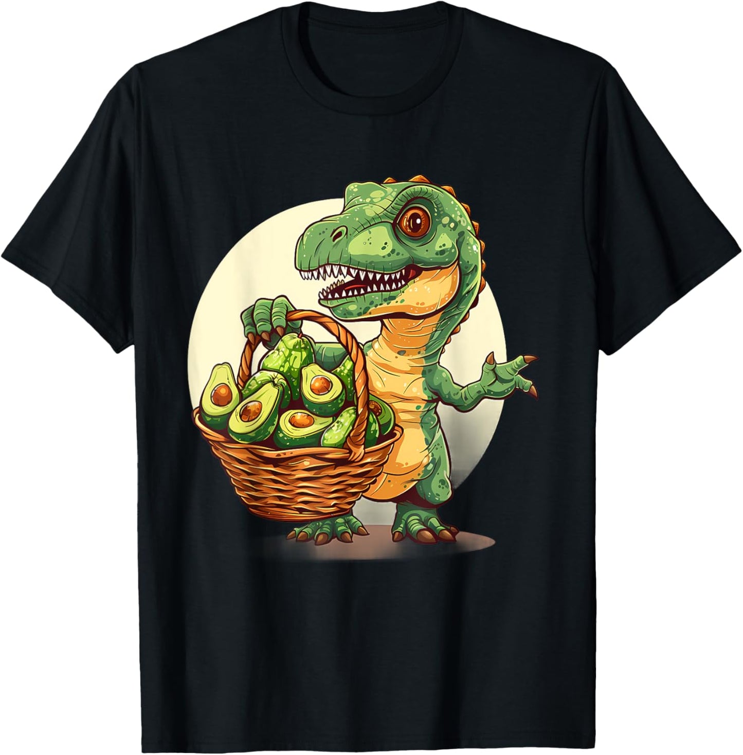 Avocado T-Rex Avocado Fruit Dino Print Fruit Dino Lovers T-Shirt
