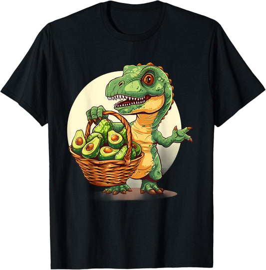 Avocado T-Rex Avocado Fruit Dino Print Fruit Dino Lovers T-Shirt