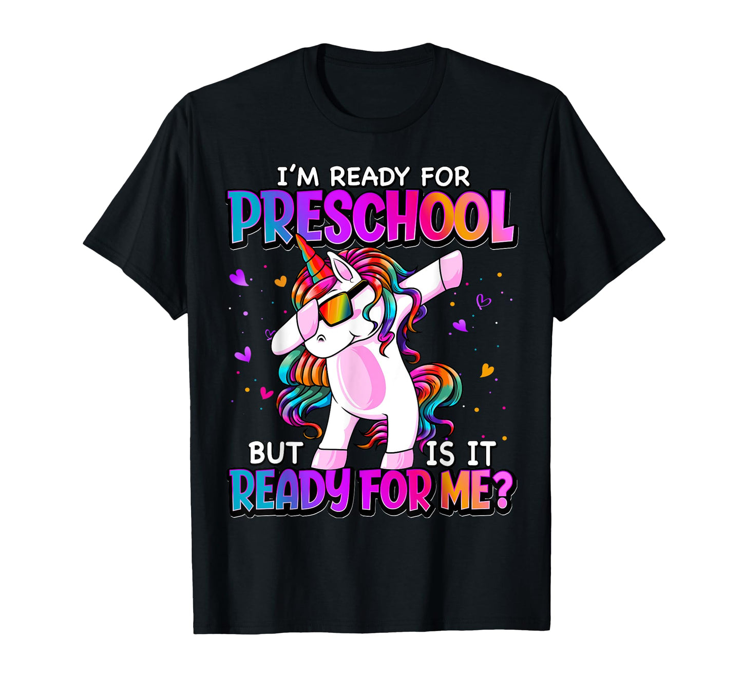 I'm Ready For Preschool Shirt Back To School Preschool Girls T-Shirt