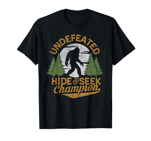 Bigfoot Hide and Seek Champion Sasquatch Stuff Men T-Shirt