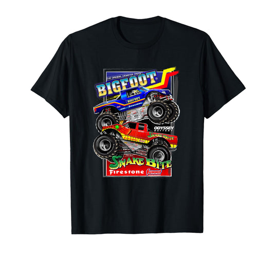 BIGFOOT vs. SNAKE BITE (modern) T-Shirt