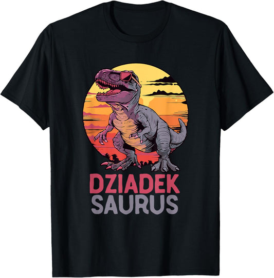 DziadekSaurus Dino Dinosaur Dziadek-Saurus T-Rex Funny Trex T-Shirt