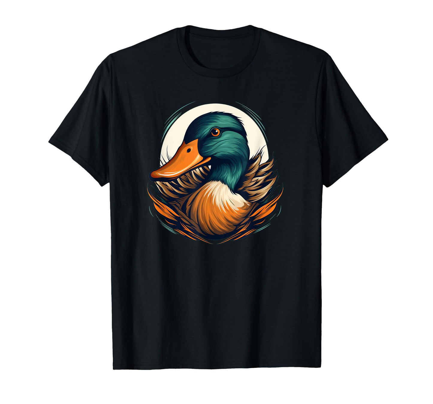 Cool Mallard Duck Face T-Shirt