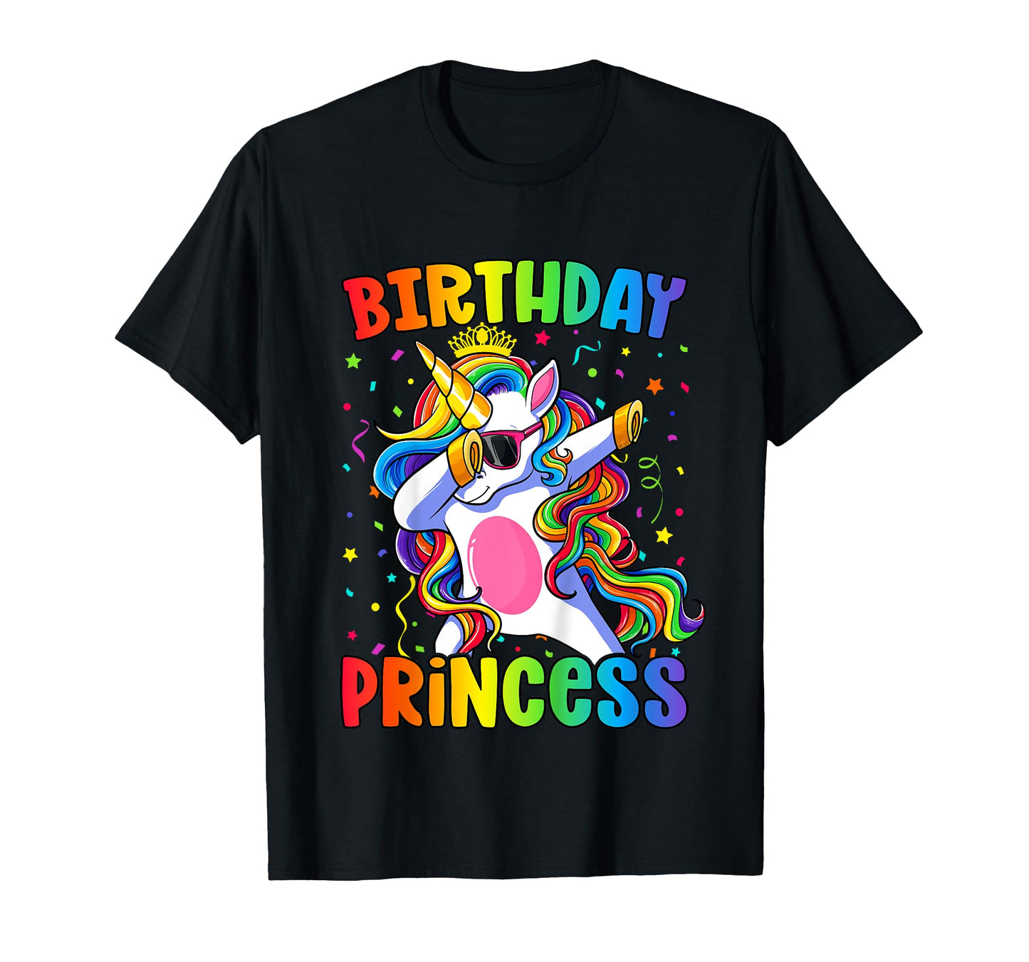 Birthday Princess Shirt Girl Unicorn Birthday T-Shirt