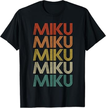 Miku Retro Vintage T-Shirt