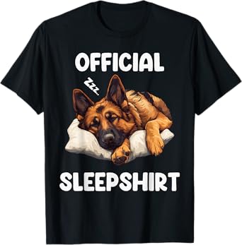 Official German Shepherd Sleepshirt Dog Lover pajamas T-Shirt