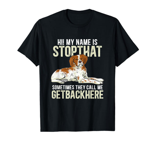 Brittany Spaniel Funny Brittany Dog T-Shirt