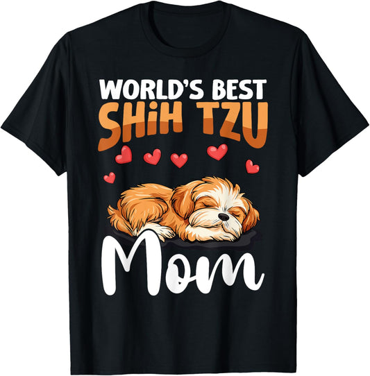 Shih Tzu Dog World's Best Shih Tzu Mom T-Shirt