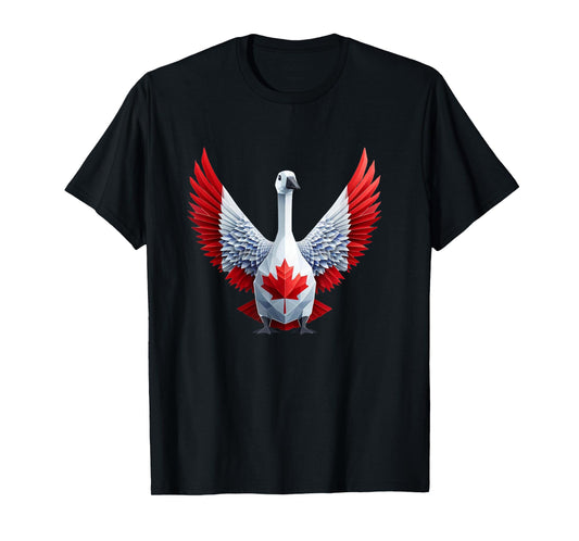 Canada Day Maple Leaf Canadian Goose Tee For Friends Family T-Shirt