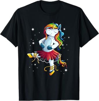 Cool Ballet Dancer Unicorn | Funny Classical Dancing Gift T-Shirt