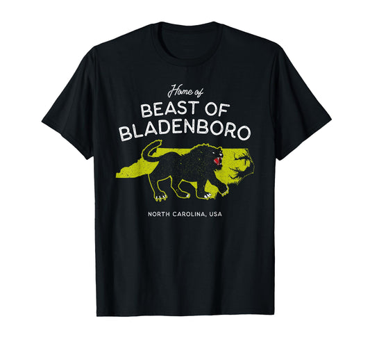 Home of Beast of Bladenboro - North Carolina, USA Cryptid T-Shirt