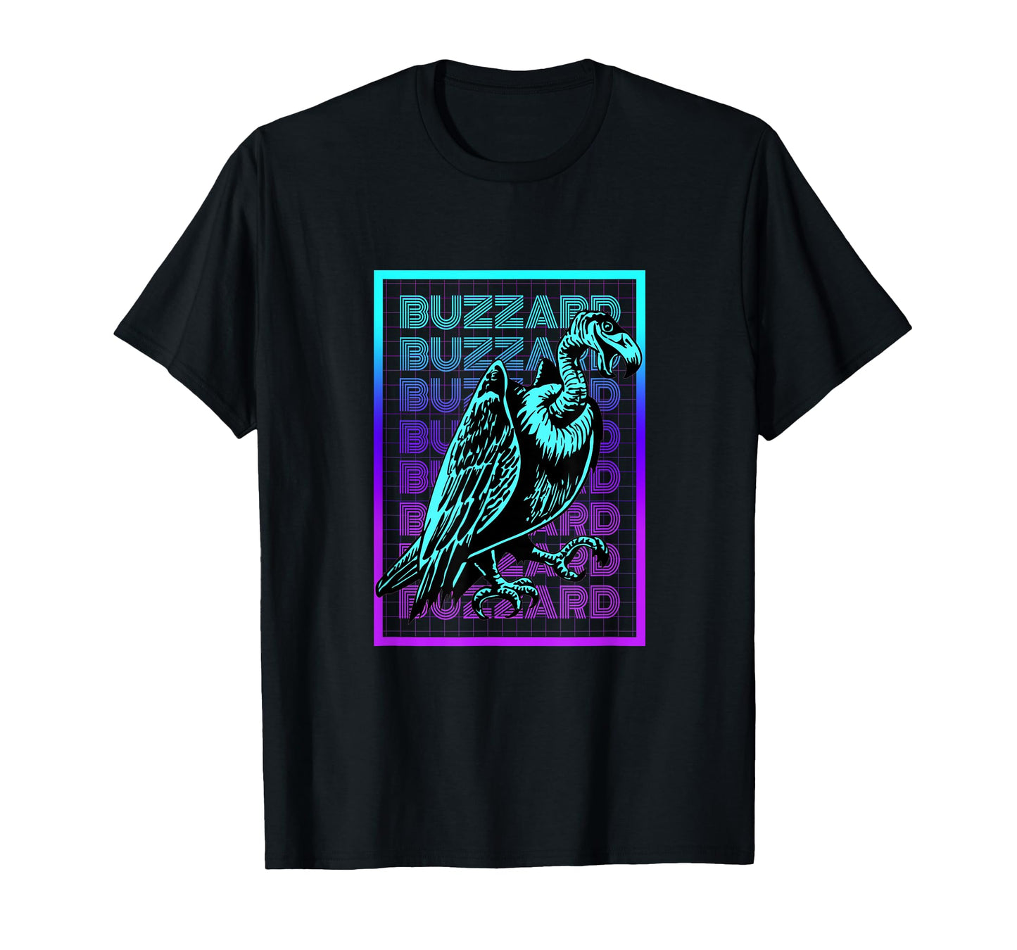 Buzzard Bird Vintage Retro Buzzard T-Shirt