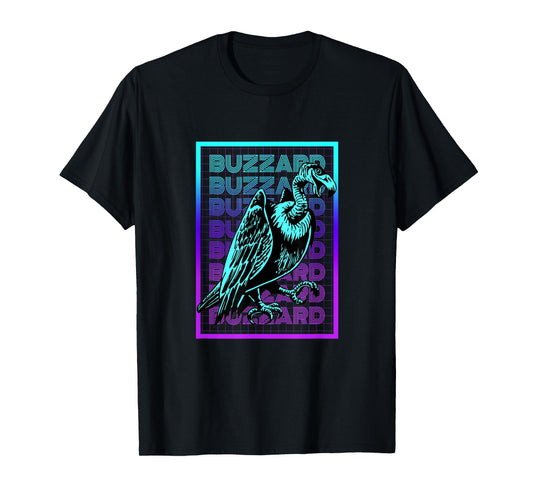 Buzzard Bird Vintage Retro Buzzard T-Shirt