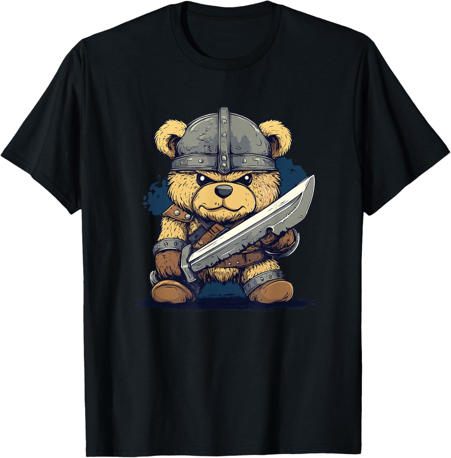 Funny Viking Adventure with Brave Teddy Bear T-Shirt