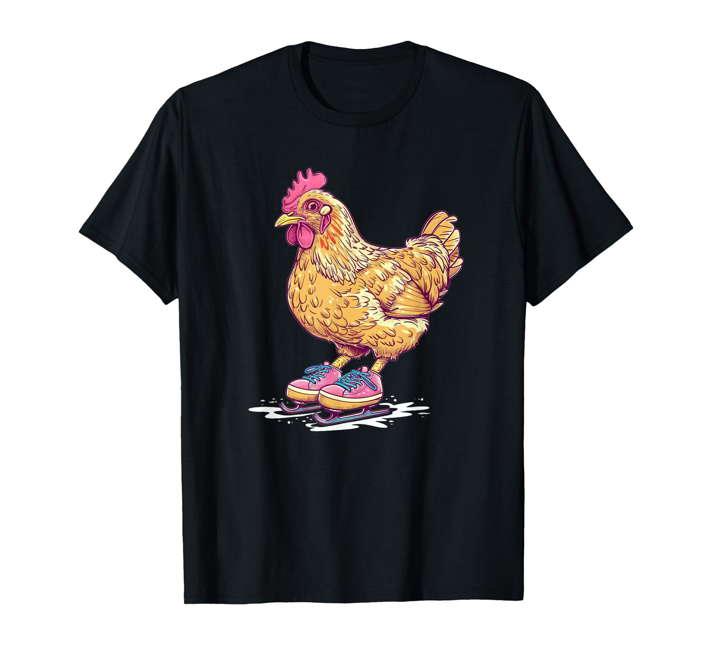 Fun Ice skating Shoes Animal Outfit T-Shirt