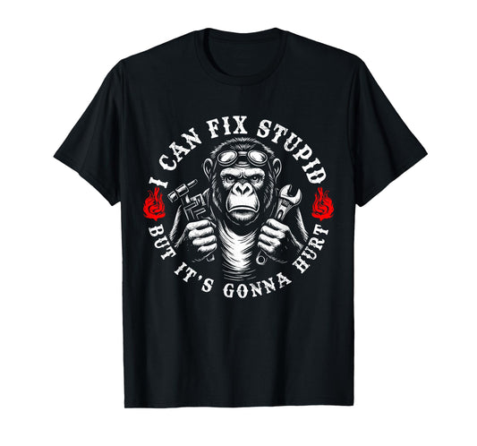 I Can Fix Stupid But It's Gonna Hurt Funny T-Shirt