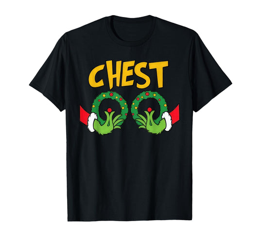 Chest Nuts Christmas Shirt Funny Matching Couple Chestnuts T-Shirt