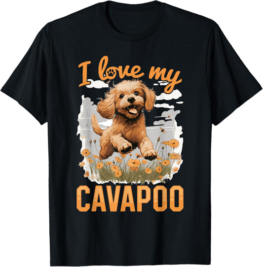 Cavapoo Dog Breed Pet I Love my Cavapoo T-Shirt
