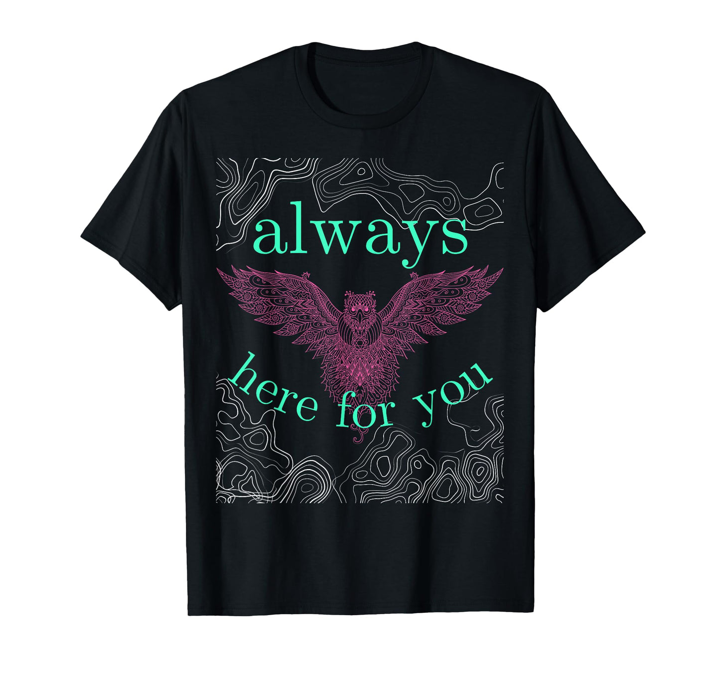 Owl Mandala Simply Sweet Barn Bird Attitude Southern Prep T-Shirt