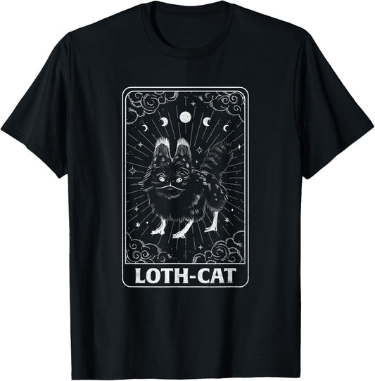 Star Wars: Ahsoka Loth-Cat Starry Celestial Tarot Card Line T-Shirt