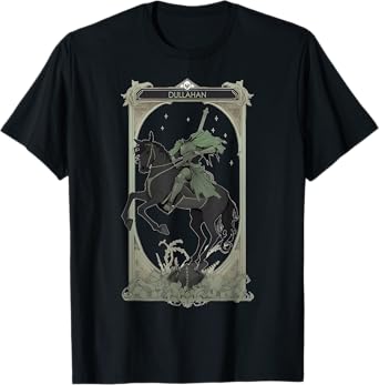 Dullahan Irish Folklore Headless Man On Horse Anime Tarot T-Shirt