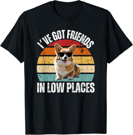 Cute Corgi Art Pet Dog Cardigan Corgi For Men Women Kids T-Shirt