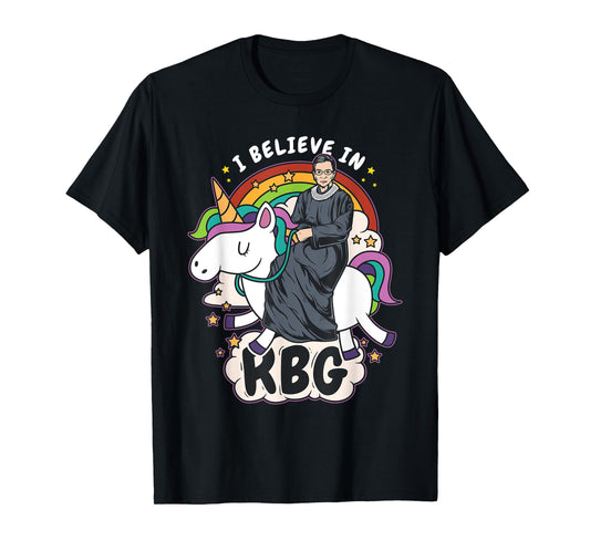 I Believe In RBG Unicorn Feminist T-Shirt T-Shirt