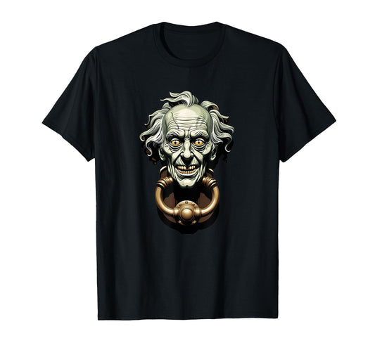 Jacob Marley's Ghost - The Door Knocker of Ebeneezer Scrooge T-Shirt
