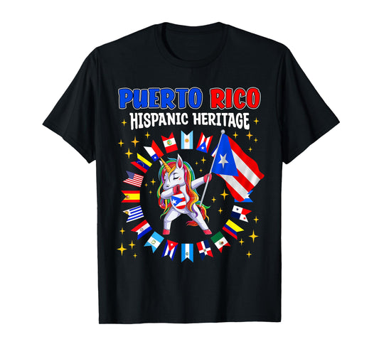 Hispanic Heritage Month Puerto Rico kids boys girls toddler T-Shirt