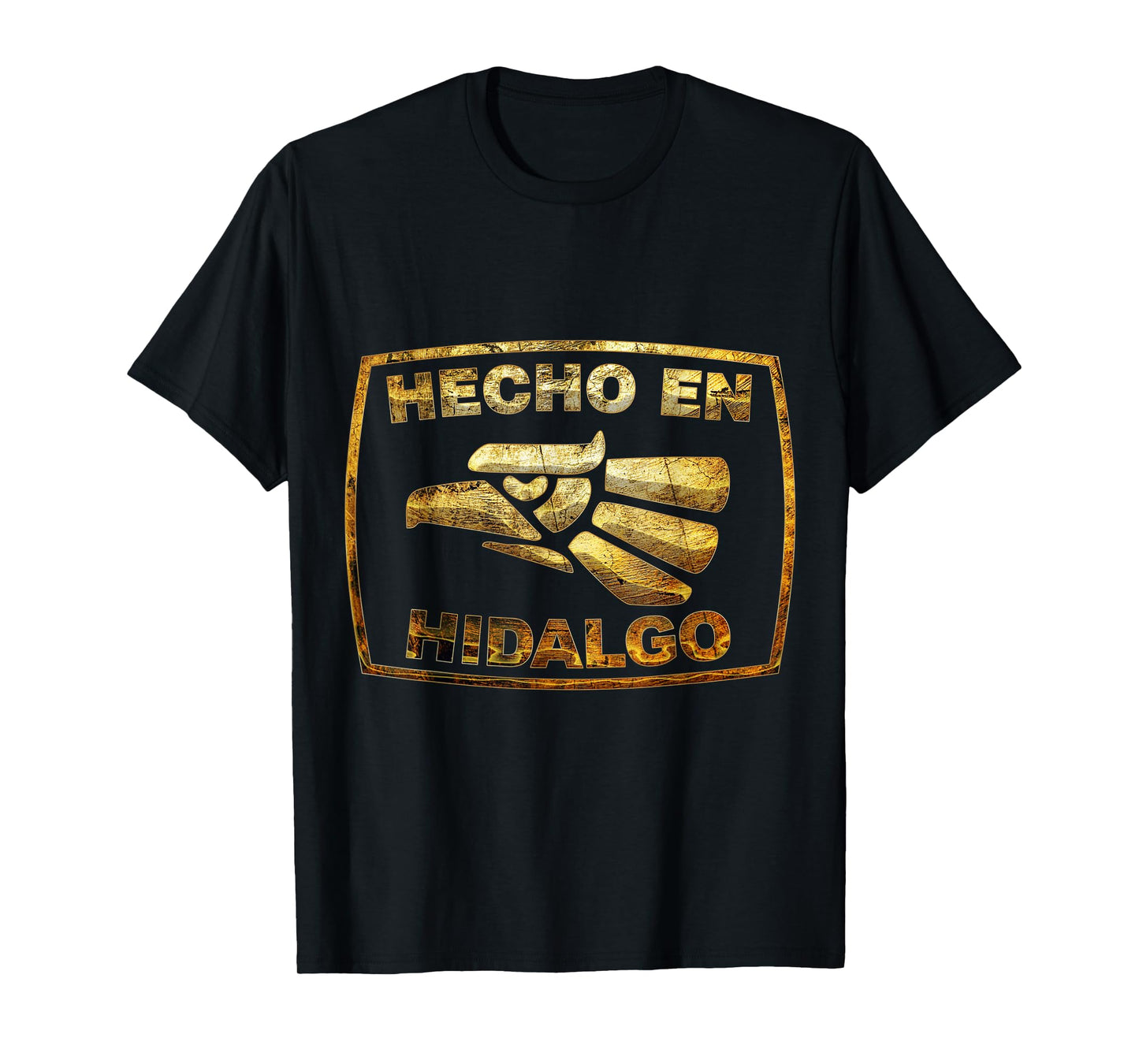 Mens Mexican Shirt Hecho En Hidalgo Mexico Eagle Emblem