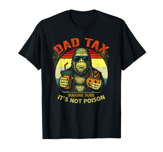 Skeleton Papa Halloween Dad Tax Making Sure Not Poison T-Shirt