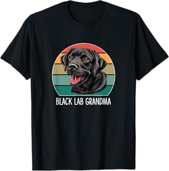 Black Lab Grandma - T-Shirt