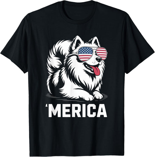 Golden Retriever 4th Of July Merica Dog Patriotic T-Shirt
