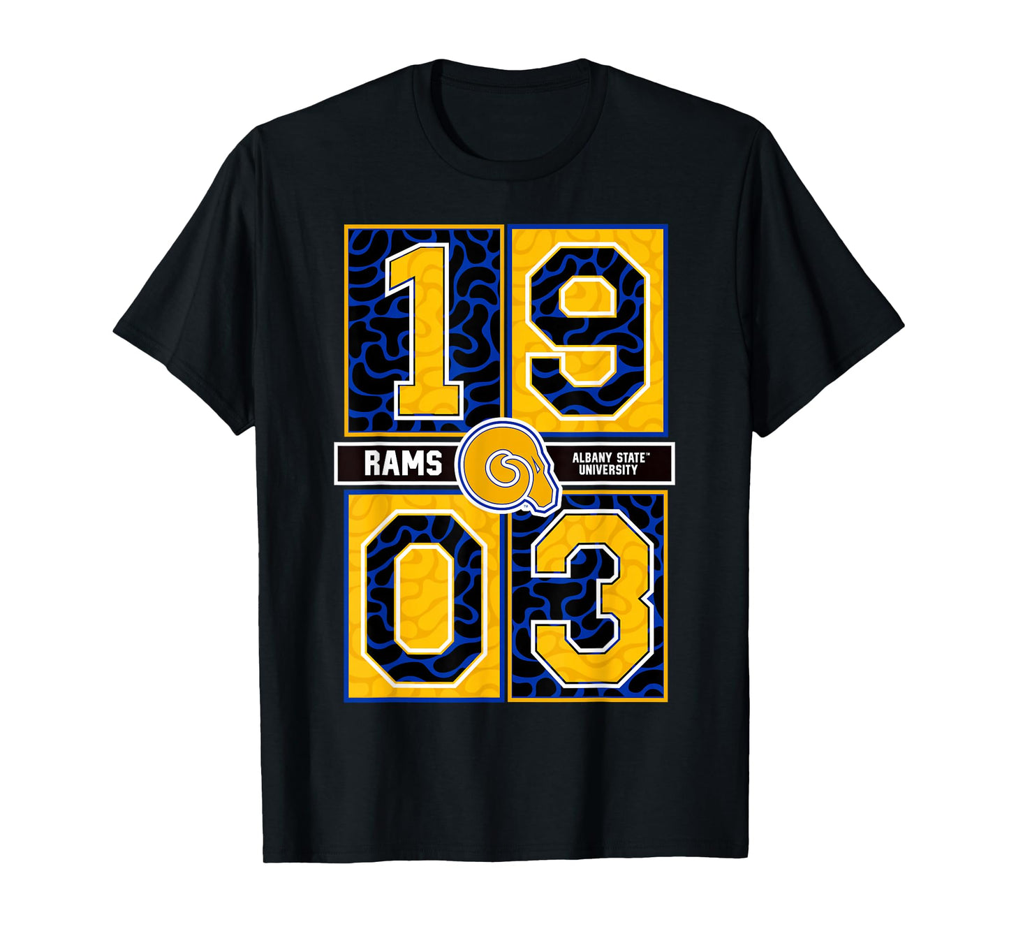 Albany State University - Rams Concrete Date HBCU T-Shirt