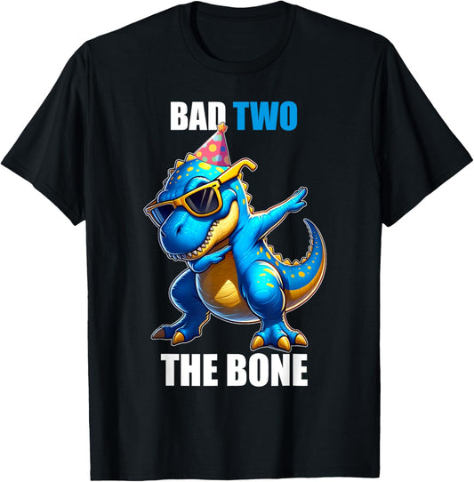2nd Bad Two The Bone- Bad Two the Bone Birthday 2 Years Old T-Shirt